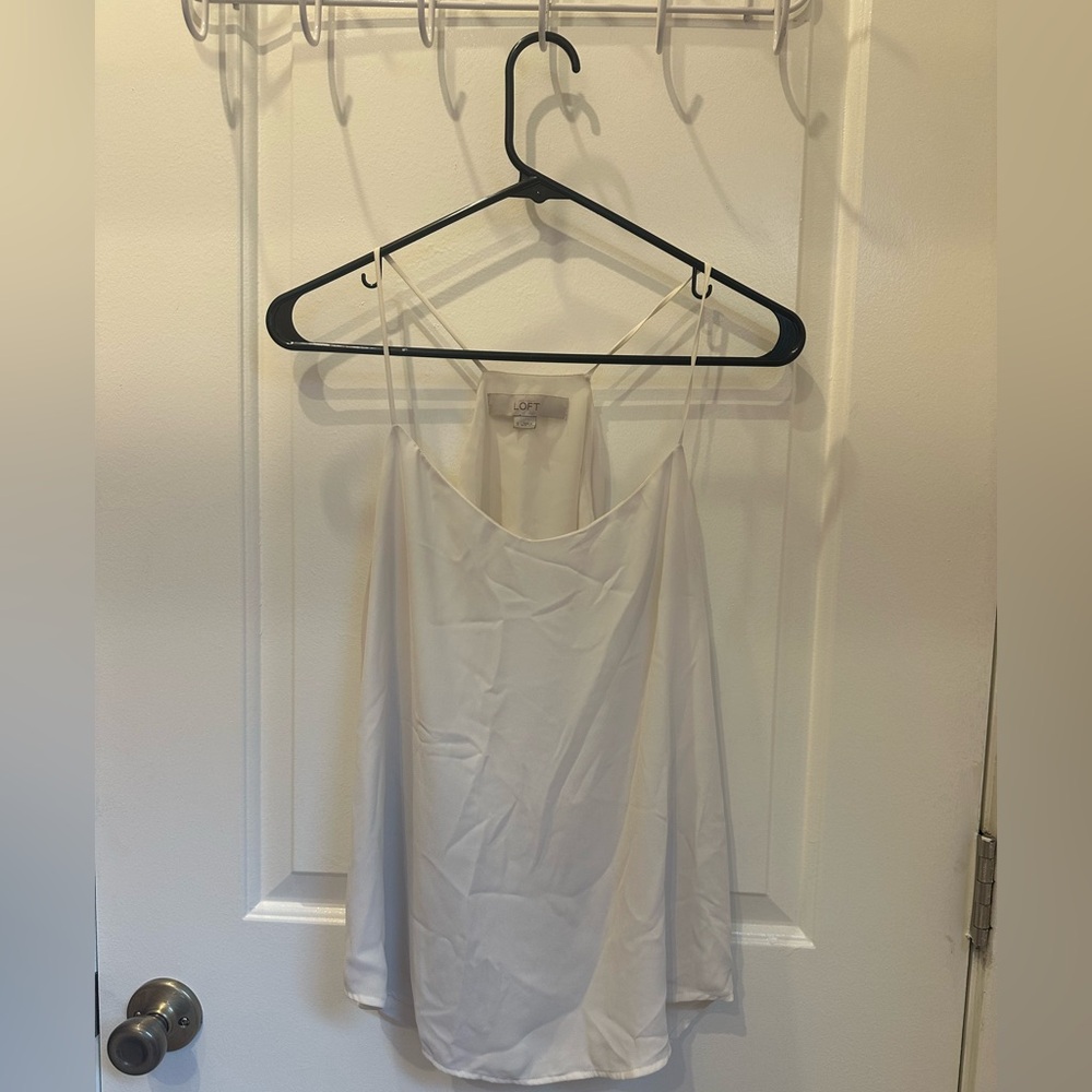 LOFT White Camisole Top